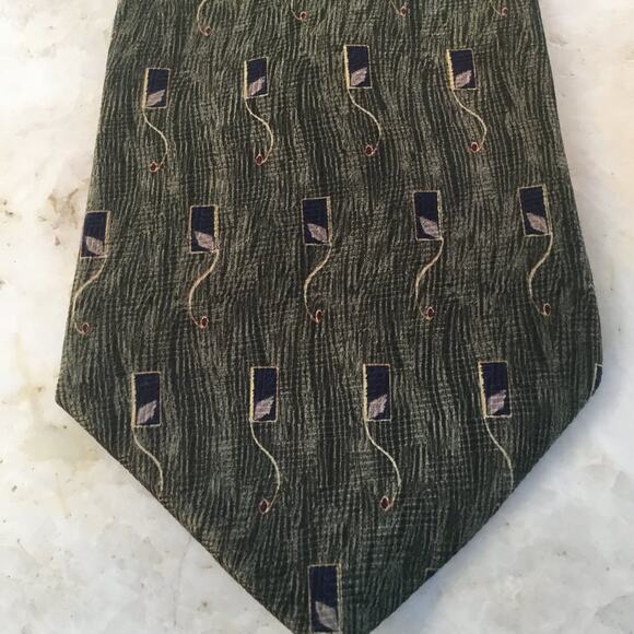 GRAHAM & LOCKWOOD SILK TIE - Picture 1 of 9
